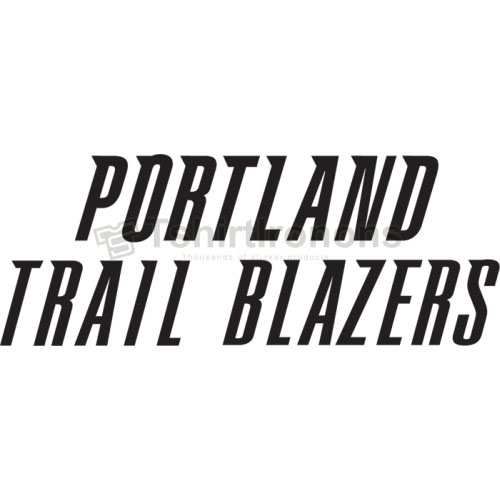 Portland Trail Blazers T-shirts Iron On Transfers N1170 - Click Image to Close